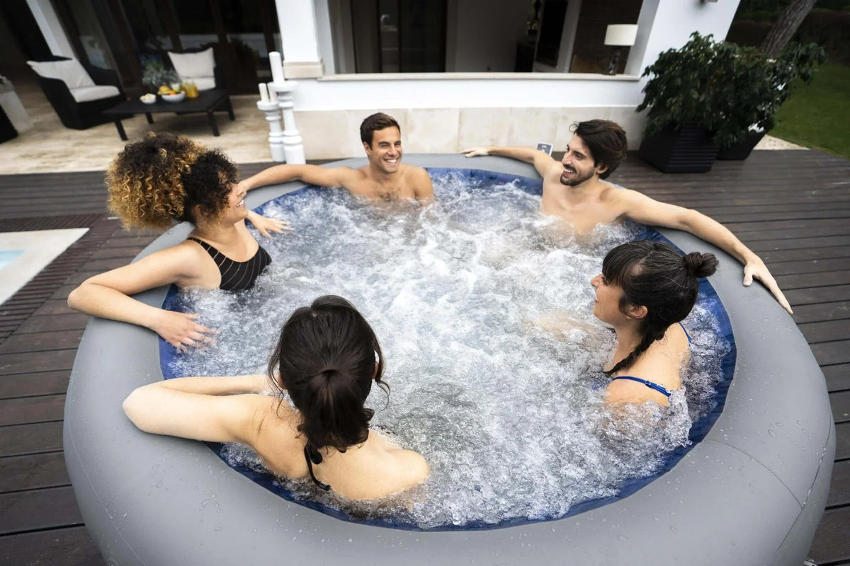 Lay-Z-Spa Santorini 7 Person HydroJet Pro Hot Tub