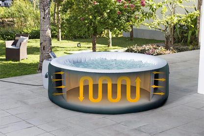 Lay-Z-Spa New York 4 Person AirJet Hot Tub