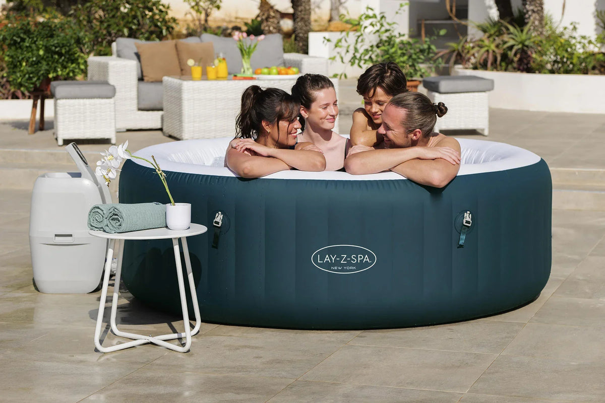 Lay-Z-Spa New York 4 Person AirJet Hot Tub