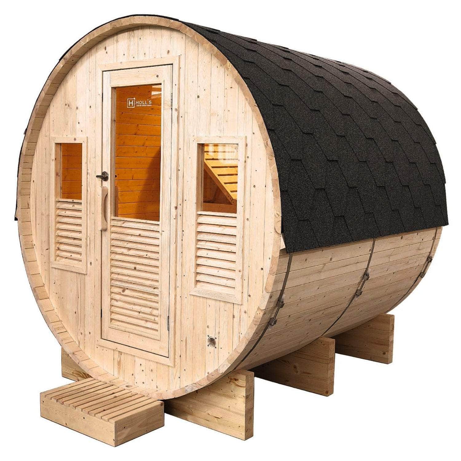 Gaia-Bella-Sauna-exterior-angle-garden.progressive Gaia Bella Outdoor Sauna - Image 1