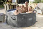 Lay-Z-Spa Carrara 6 Person AirJet Foam Wall Hot Tub