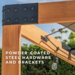 3.7m x 3.1m Brendan Sail Shade Pergola - Image 6