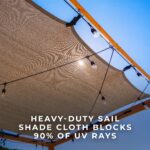 3.7m x 3.1m Brendan Sail Shade Pergola - Image 7
