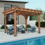 3.6m x 3m Wood Pergola (12ft x 10ft) - Image 4