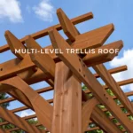 3.6m x 3m Wood Pergola (12ft x 10ft) - Image 6