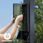 3.6m X 3.1m Evanston Wall Mounted Louvered Pergola - Image 5